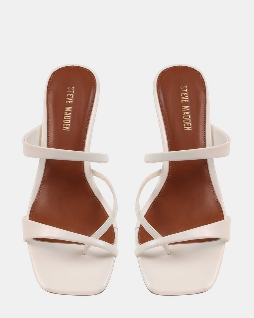 AJAY WHITE LEATHER - Women's Shoes - Steve Madden Canada