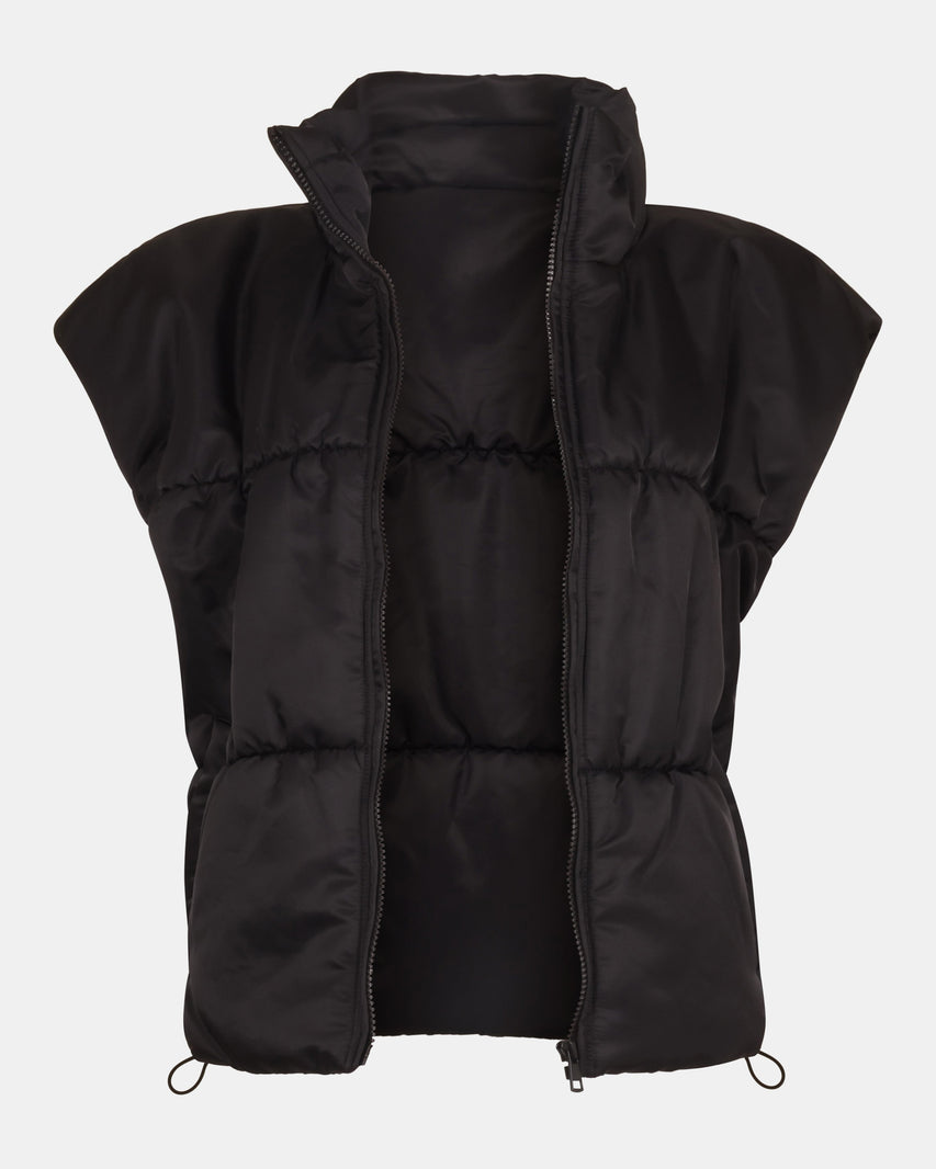 ADRIANNA PUFFER BLACK - Clothing - Steve Madden Canada