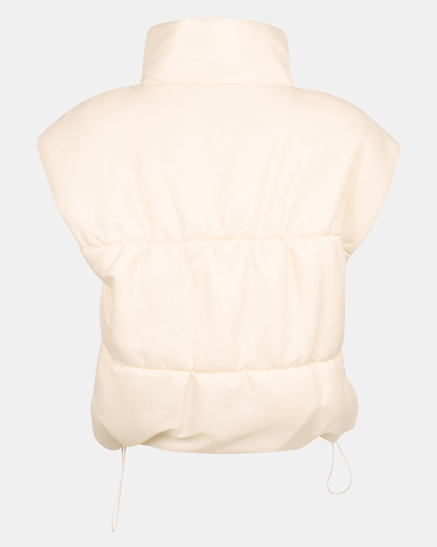 ADRIANNA PUFFER WHITE - Clothing - Steve Madden Canada