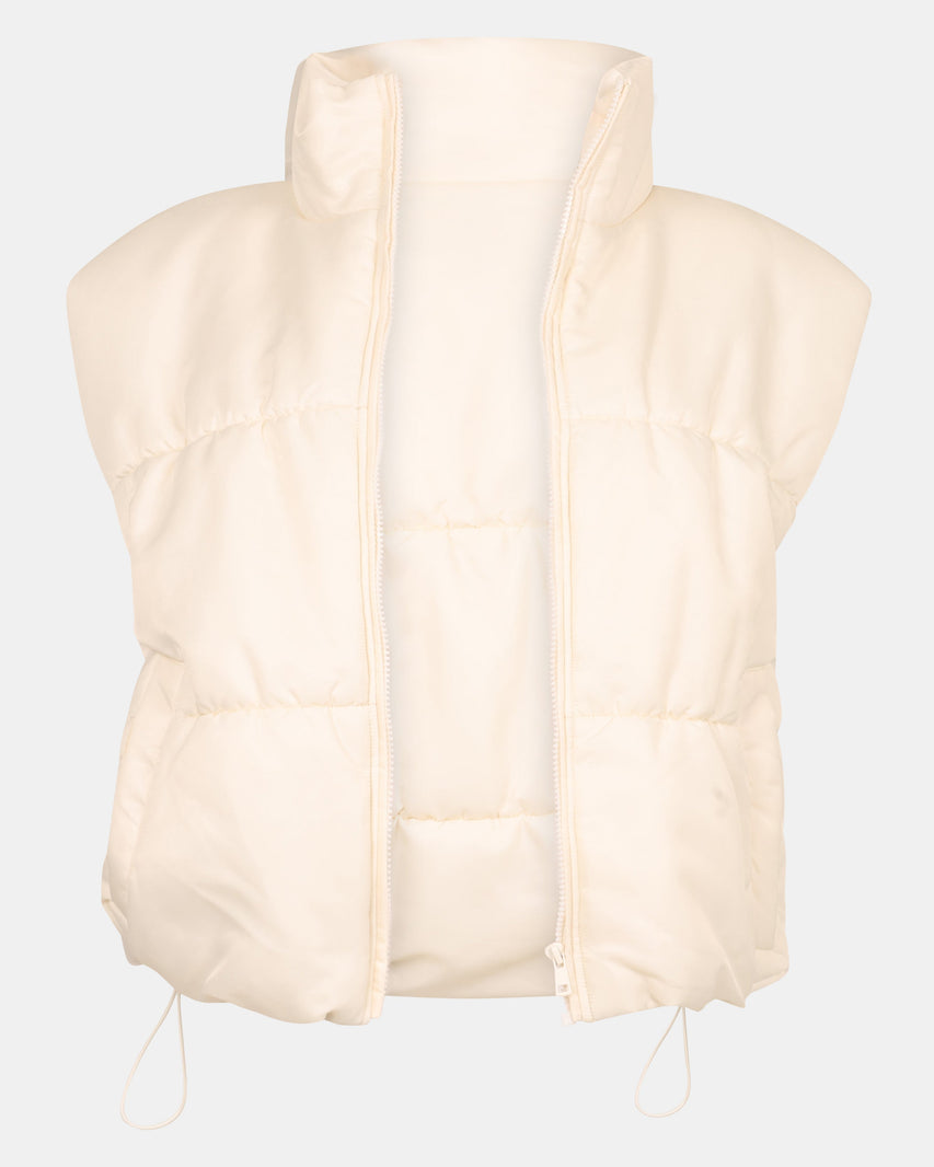 ADRIANNA PUFFER WHITE - Clothing - Steve Madden Canada