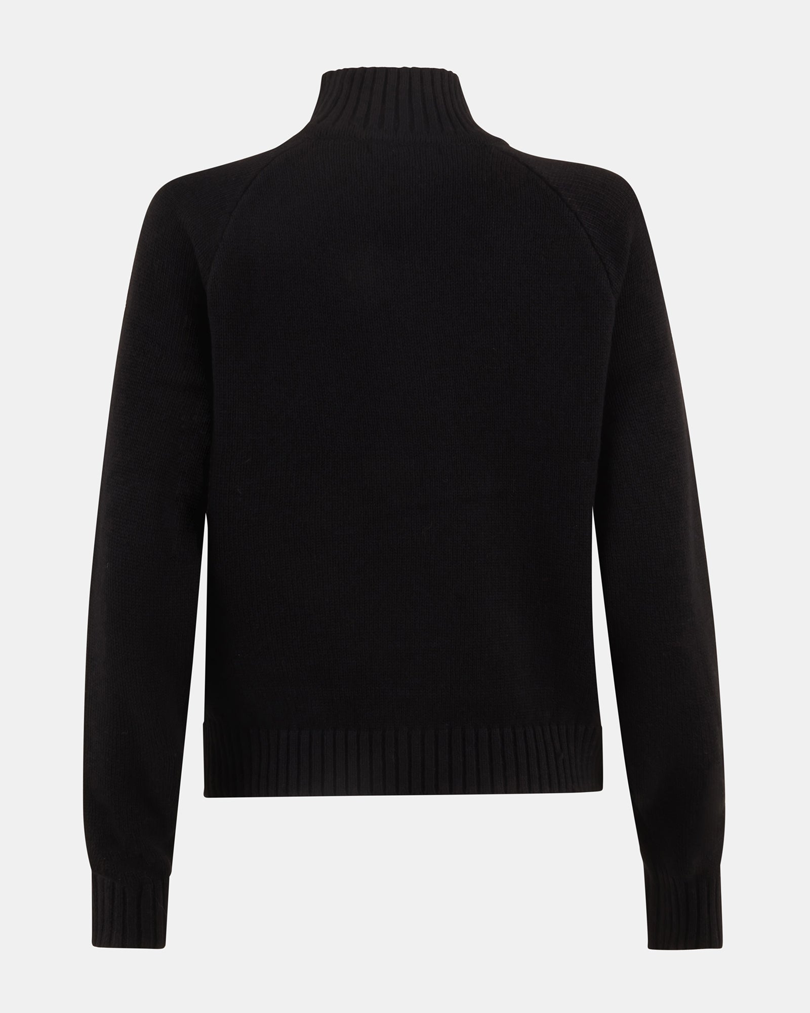 ALLY QUARTER ZIP SWEATER BLACK - Clothing - Steve Madden Canada