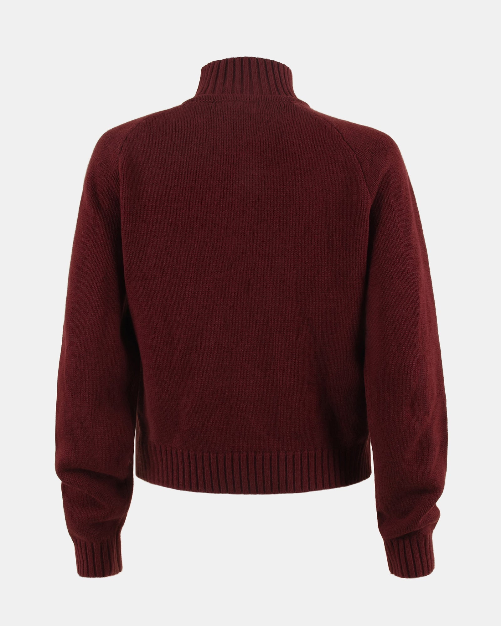 ALLY QUARTER ZIP SWEATER WINE - Clothing - Steve Madden Canada