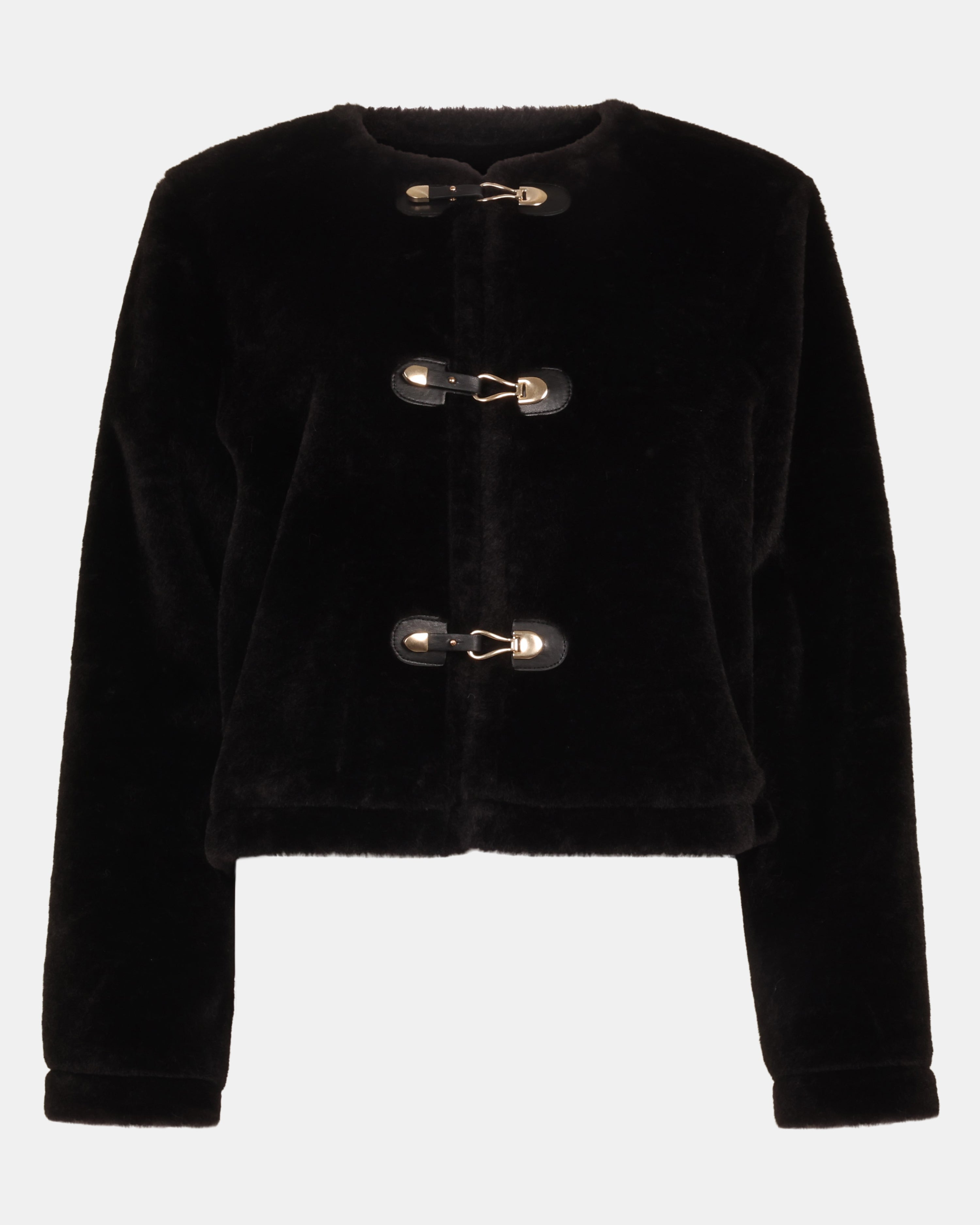 ANNEMARIE JACKET BLACK - Clothing - Steve Madden Canada