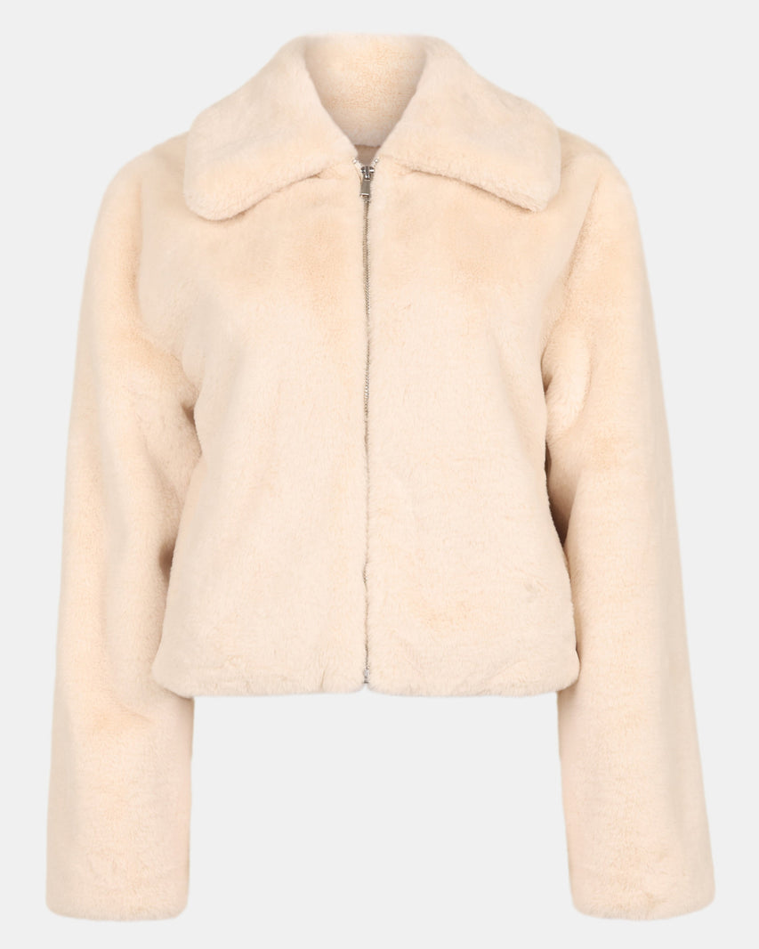BROOK JACKET NATURAL - Clothing - Steve Madden Canada