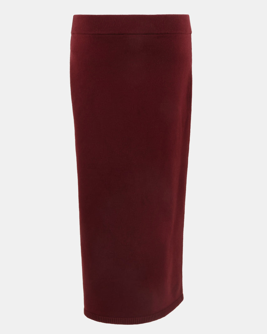 FRANCE SKIRT WINE - Clothing - Steve Madden Canada