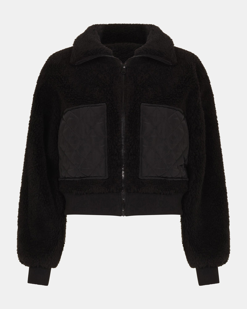 JAXEN JACKET BLACK - Clothing - Steve Madden Canada
