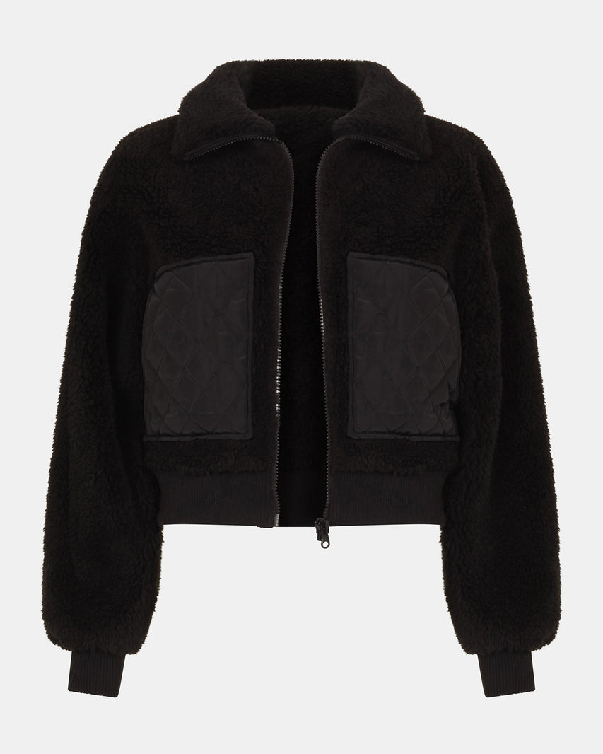 JAXEN JACKET BLACK - Clothing - Steve Madden Canada