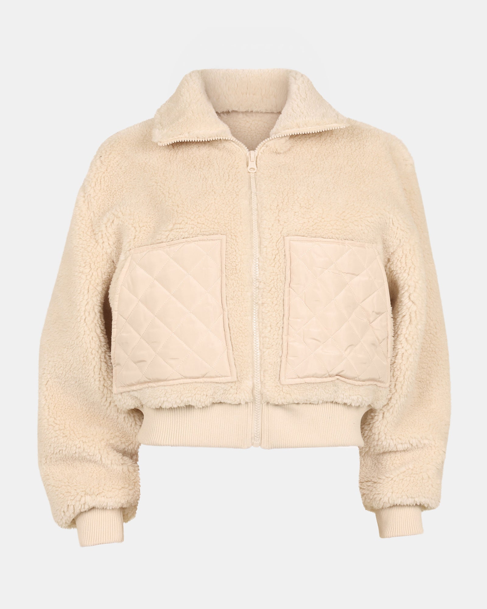 JAXEN JACKET WHITE - Clothing - Steve Madden Canada
