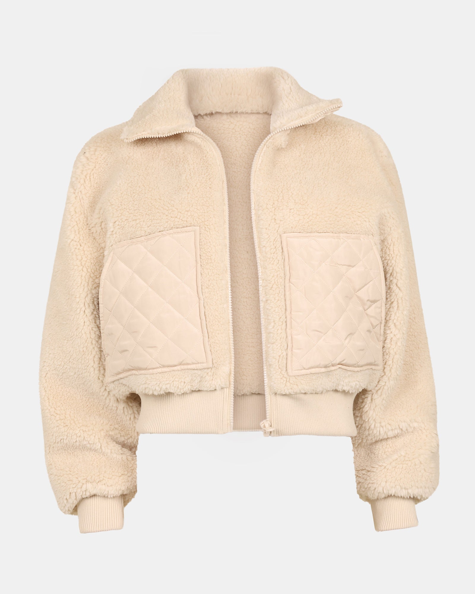 JAXEN JACKET WHITE - Clothing - Steve Madden Canada