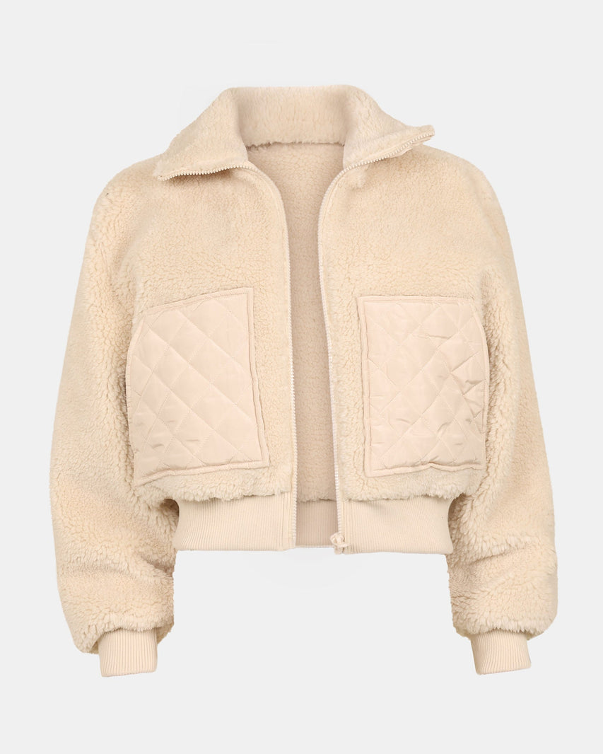 JAXEN JACKET WHITE - Clothing - Steve Madden Canada