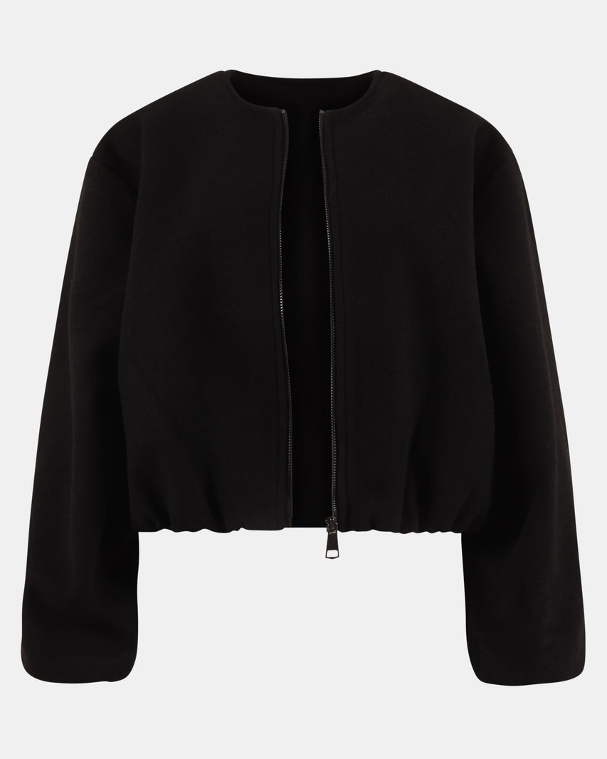 LISA BOMBER BLACK - Clothing - Steve Madden Canada