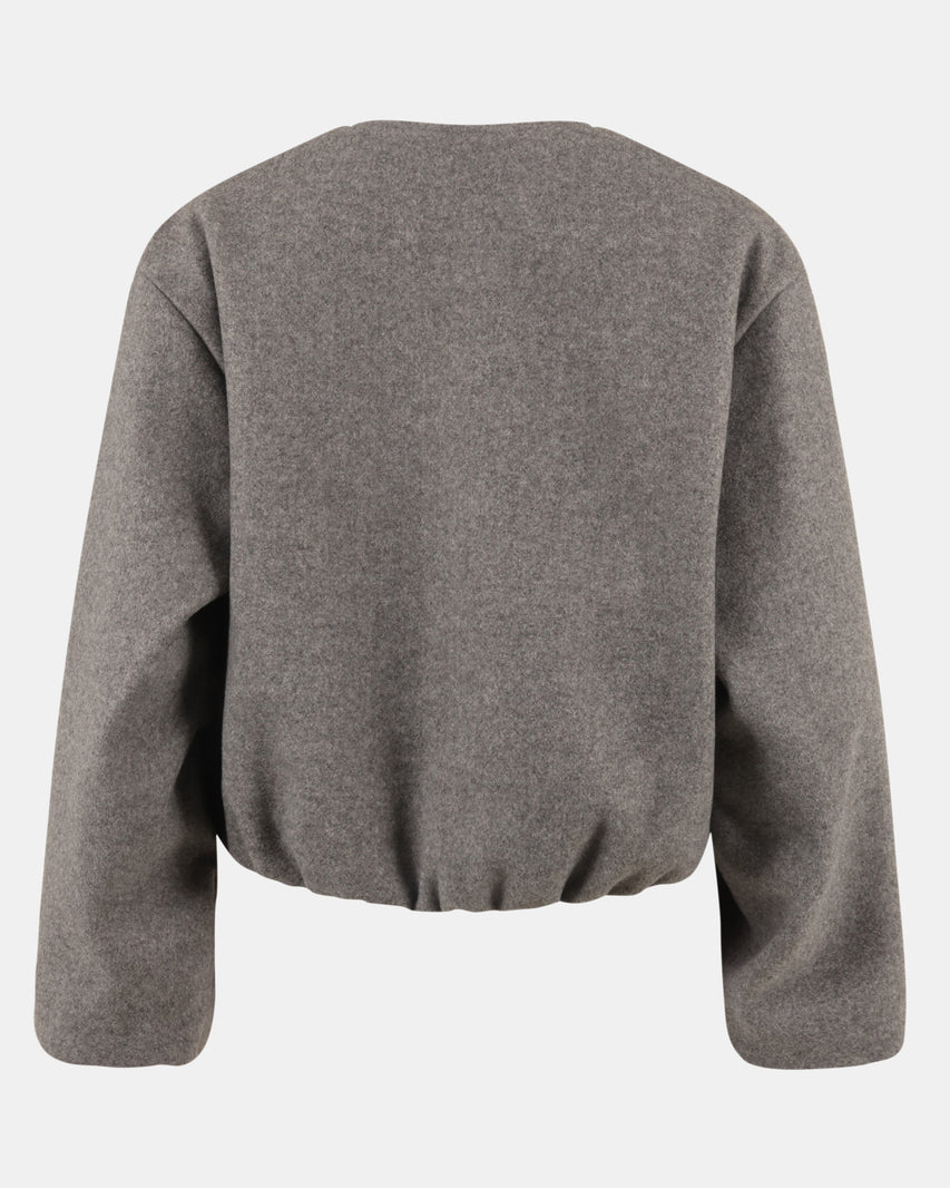 LISA BOMBER GREY - Clothing - Steve Madden Canada