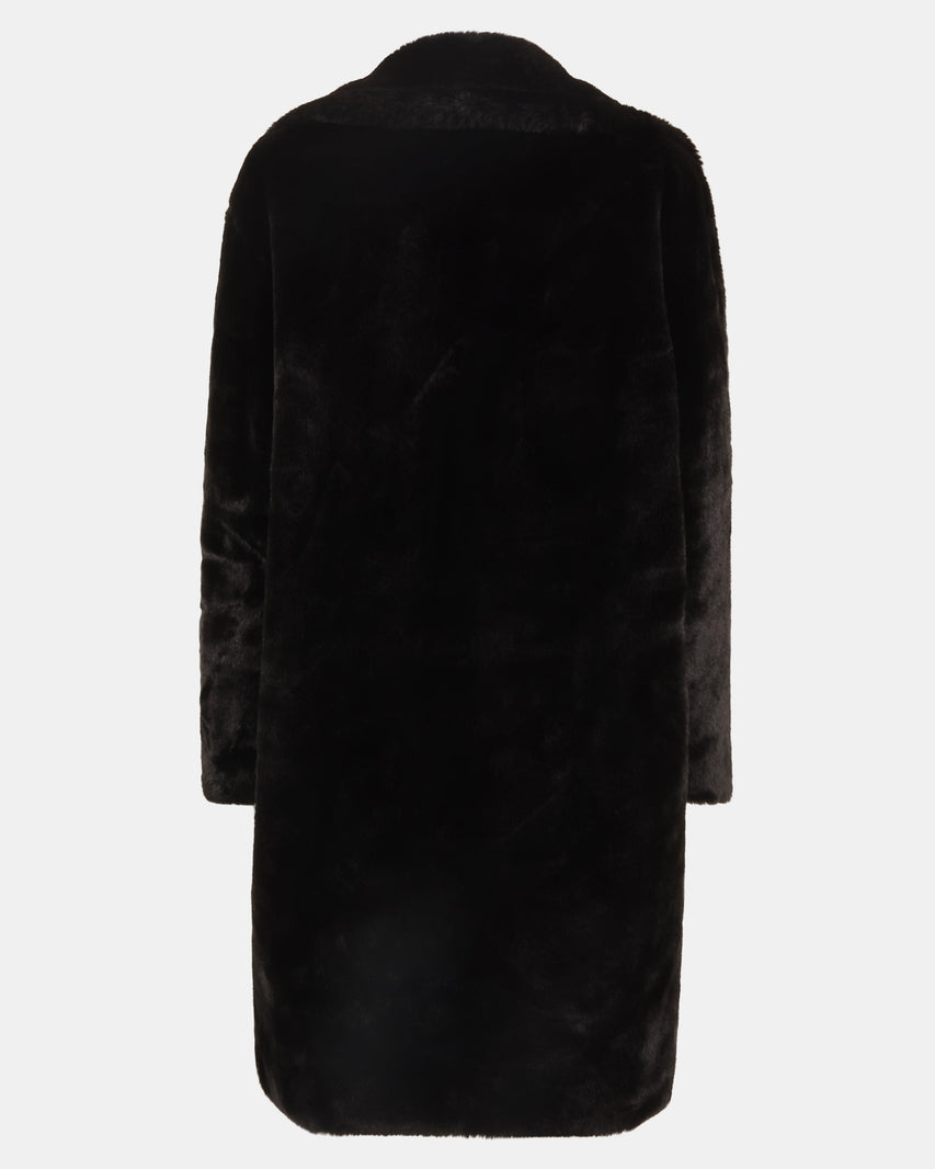 RICHY COAT BLACK - Clothing - Steve Madden Canada
