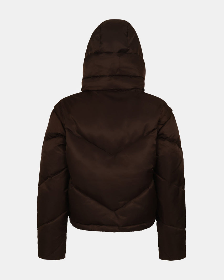 SARA COAT BROWN - Clothing - Steve Madden Canada