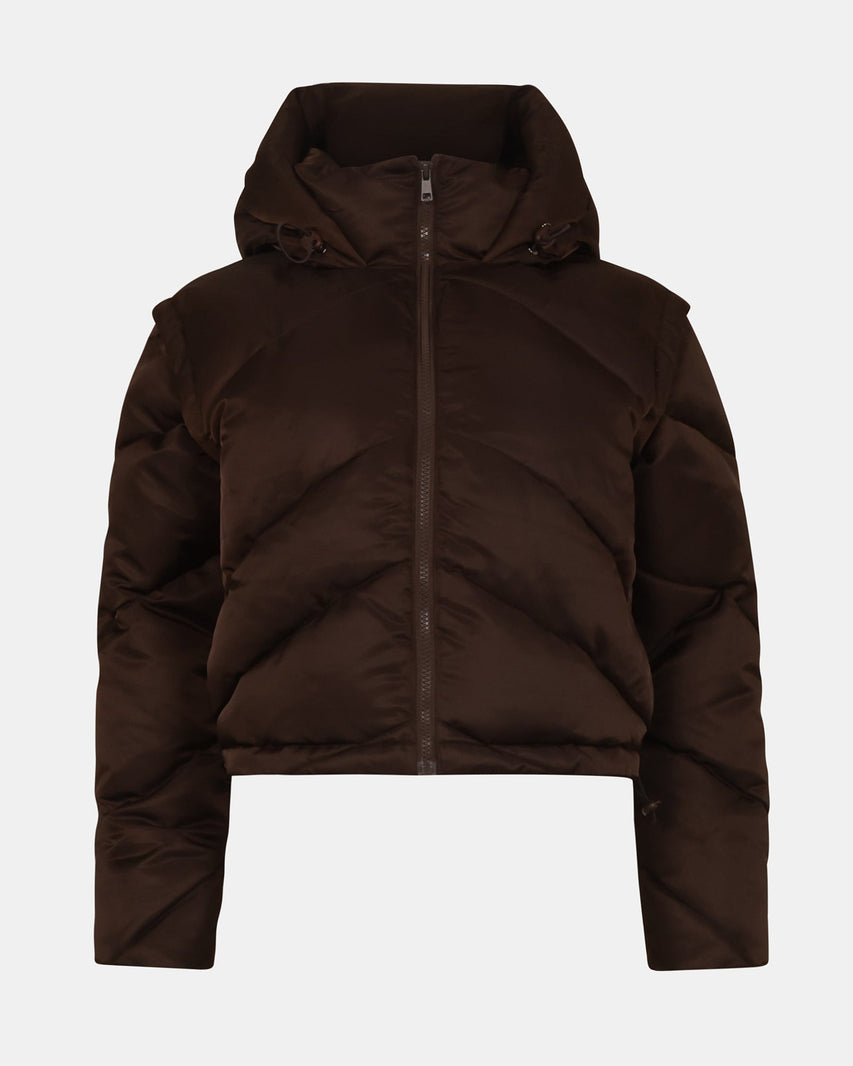 SARA COAT BROWN - Clothing - Steve Madden Canada