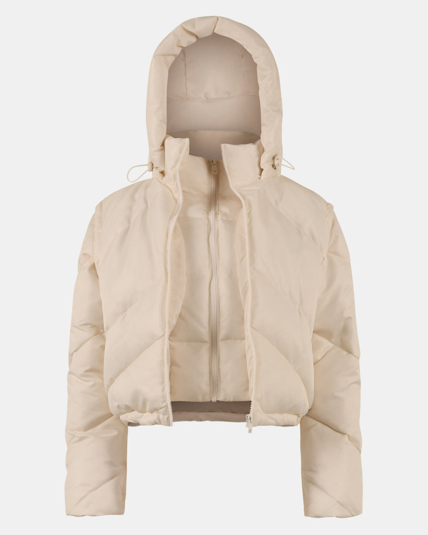 SARA COAT WHITE - Clothing - Steve Madden Canada