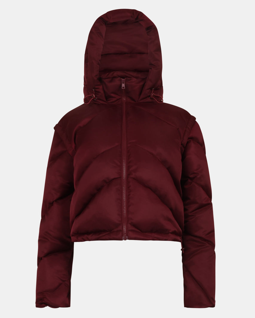 SARA COAT WINE - Clothing - Steve Madden Canada