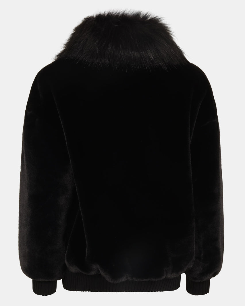 SILVIA COAT BLACK - Clothing - Steve Madden Canada