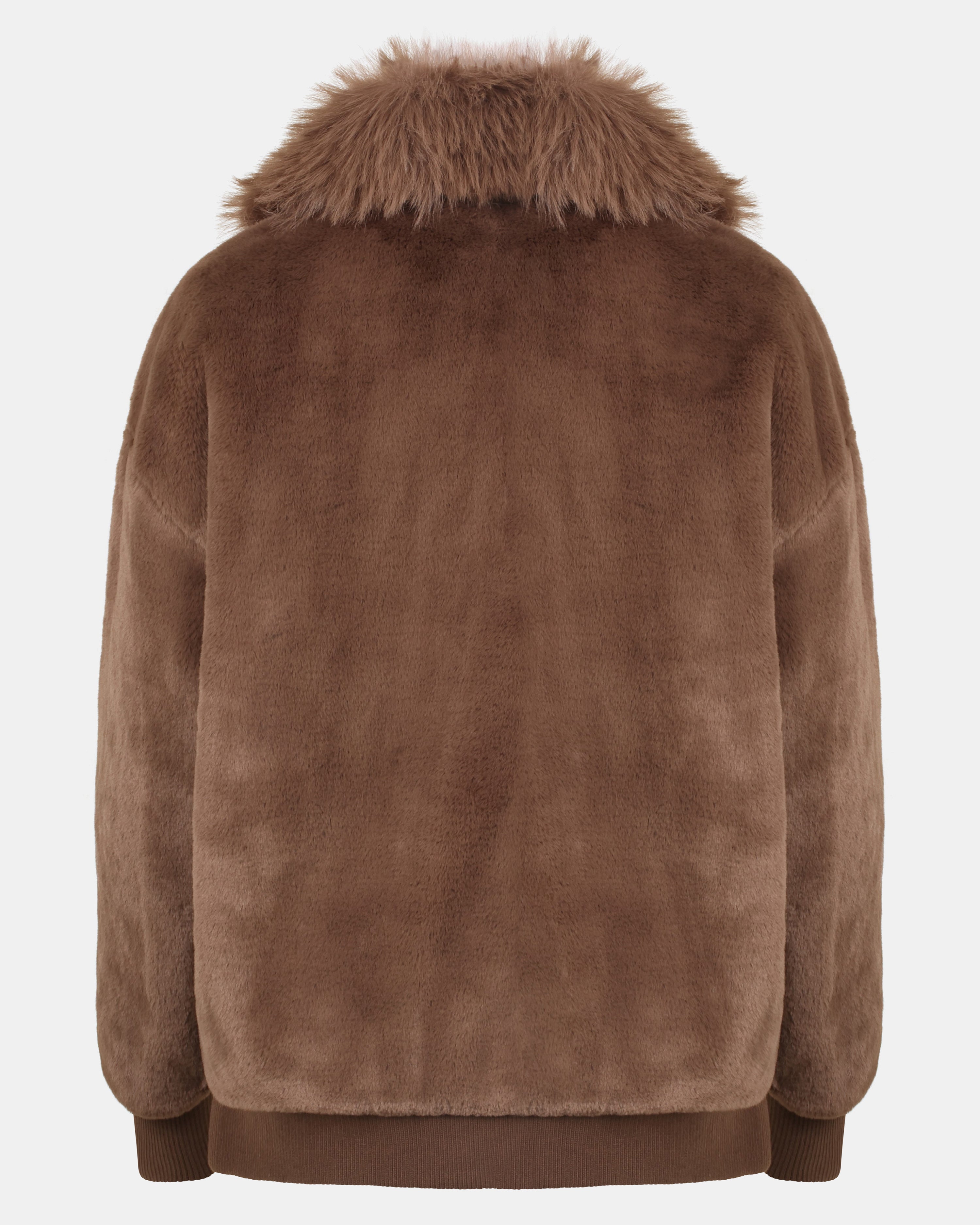 SILVIA COAT MOCHA - Clothing - Steve Madden Canada