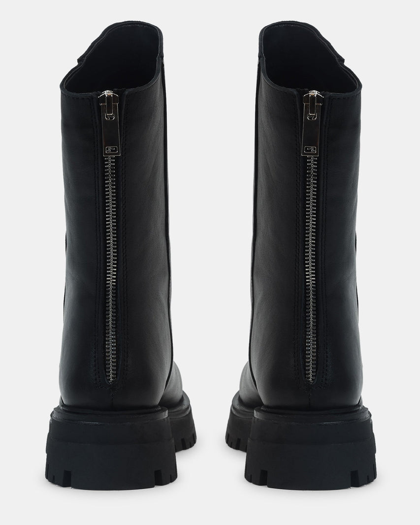 LAMI BLACK LEATHER - Women's Shoes - Steve Madden Canada