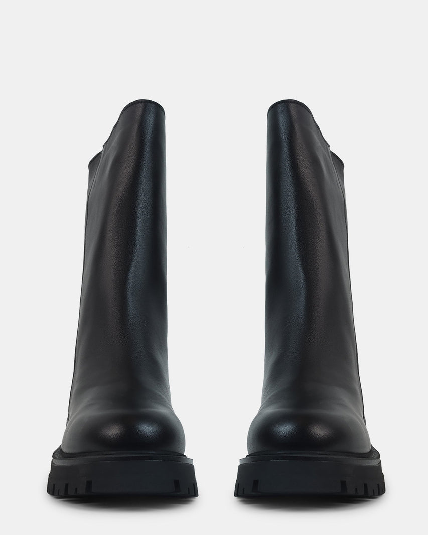 LAMI BLACK LEATHER - Women's Shoes - Steve Madden Canada