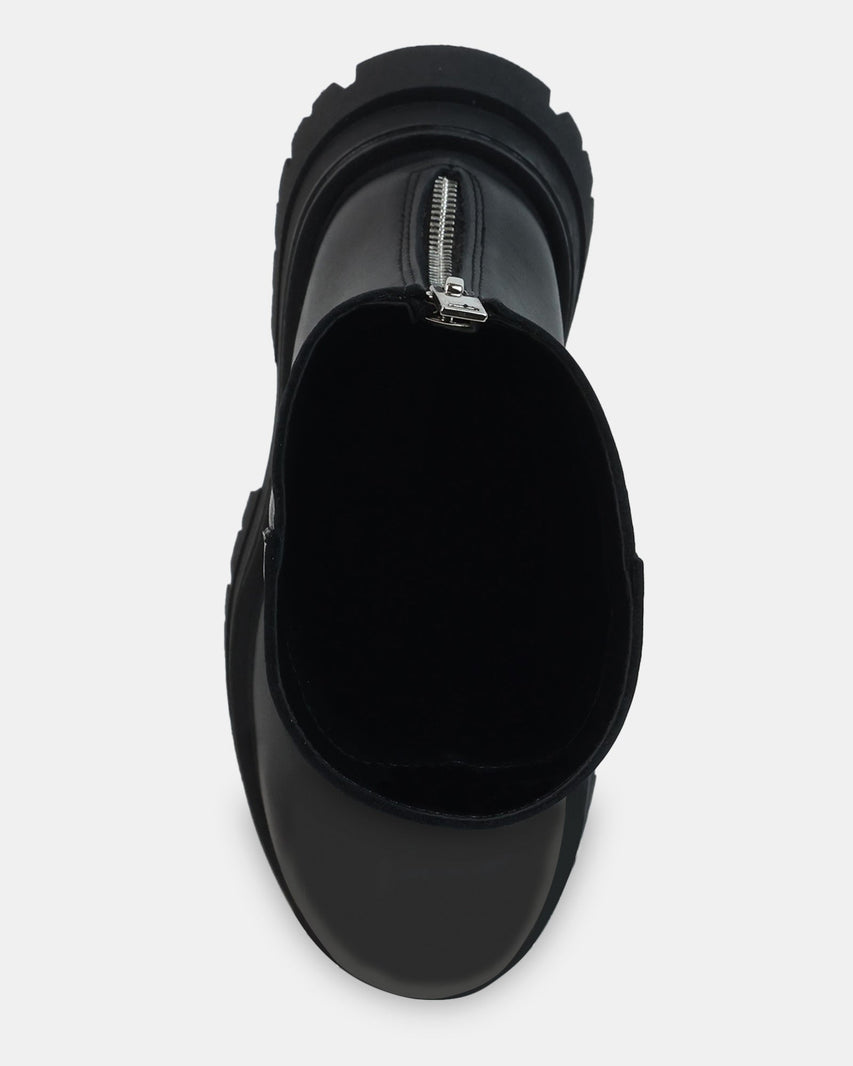 LAMI BLACK LEATHER - Women's Shoes - Steve Madden Canada