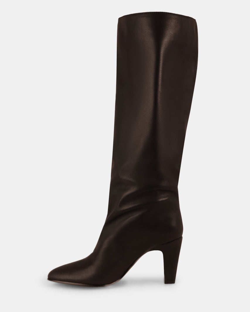 RIZK BLACK LEATHER - Women's Shoes - Steve Madden Canada
