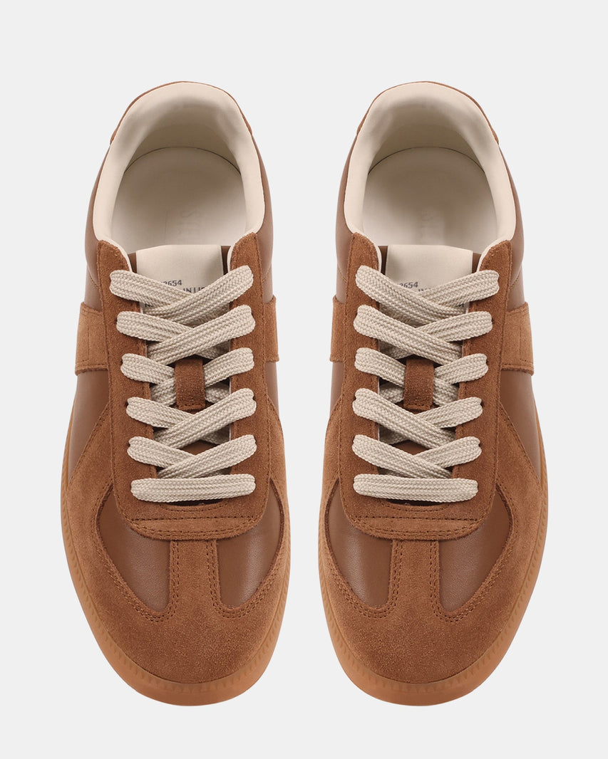 DIXINM BROWN LEATHER - Men's Shoes - Steve Madden Canada