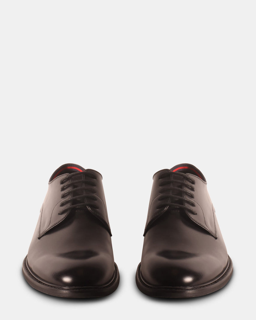 ESTEVIO BLACK LEATHER - Men's Shoes - Steve Madden Canada
