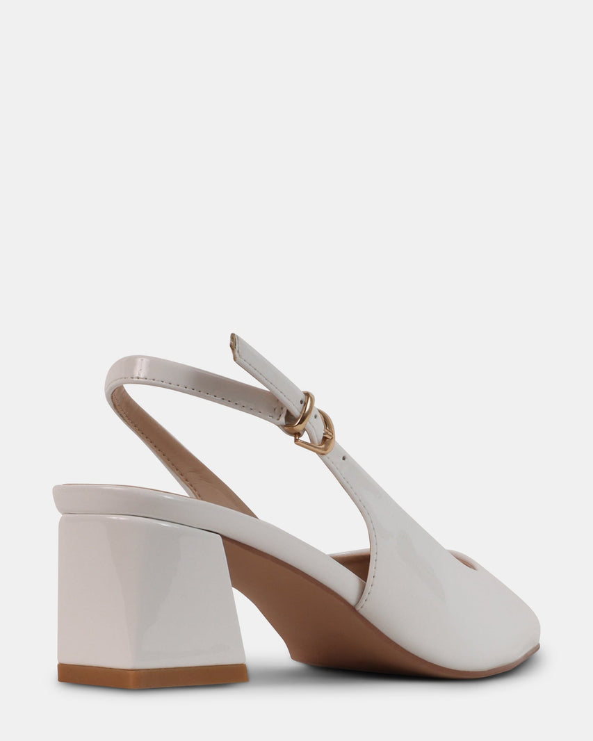 DIFFUSE WHITE PATENT - Women's Shoes - Steve Madden Canada
