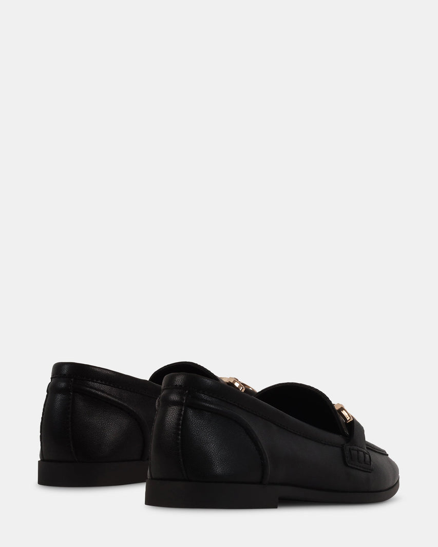 KEREN BLACK LEATHER - Women's Shoes - Steve Madden Canada