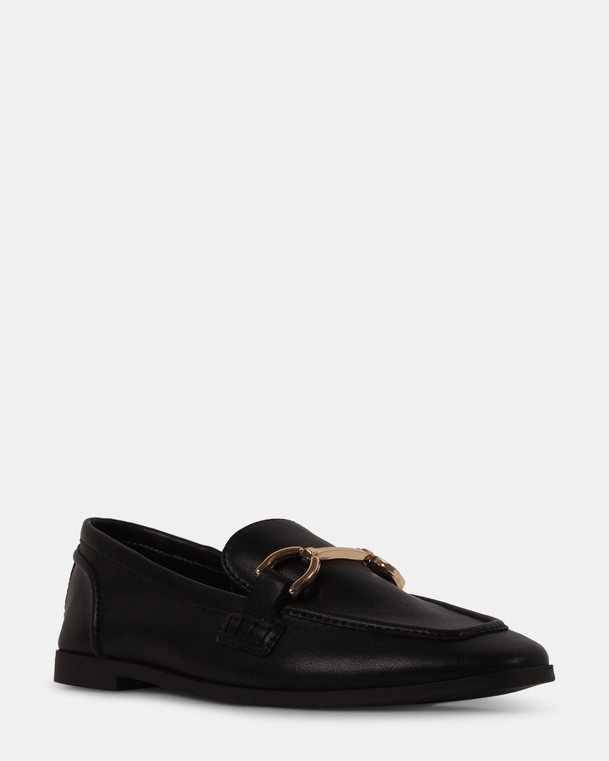 KEREN BLACK LEATHER - Women's Shoes - Steve Madden Canada