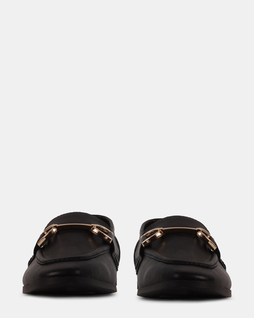 KEREN BLACK LEATHER - Women's Shoes - Steve Madden Canada