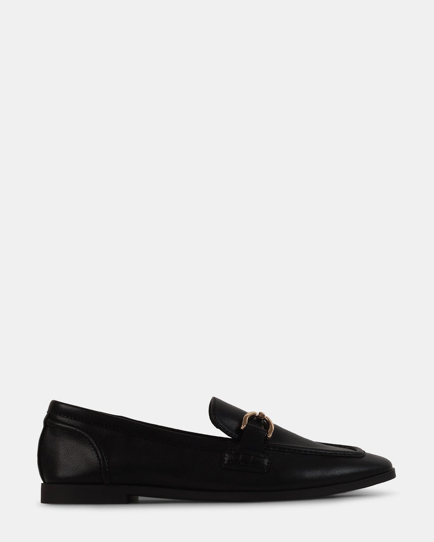 KEREN BLACK LEATHER - Women's Shoes - Steve Madden Canada