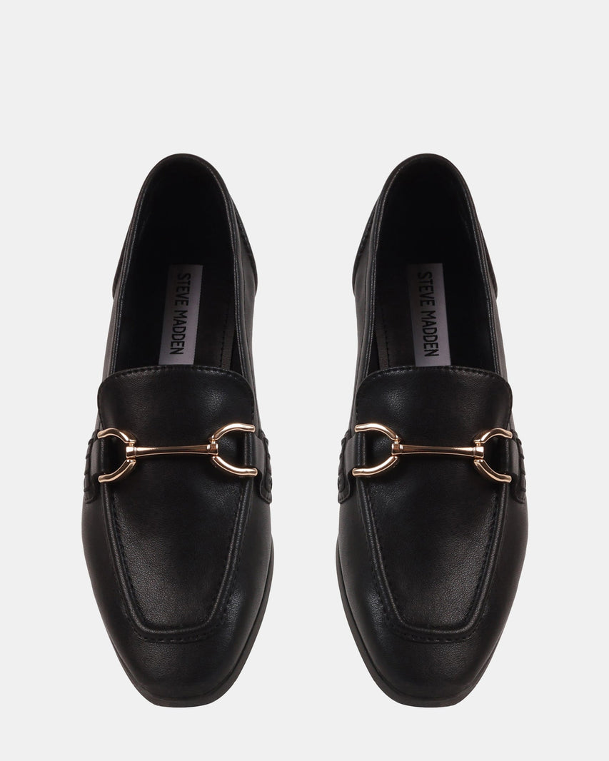 KEREN BLACK LEATHER - Women's Shoes - Steve Madden Canada