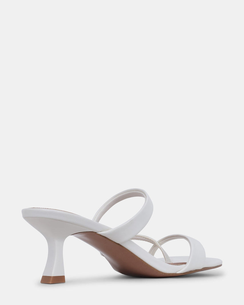 AJAY WHITE LEATHER - Women's Shoes - Steve Madden Canada