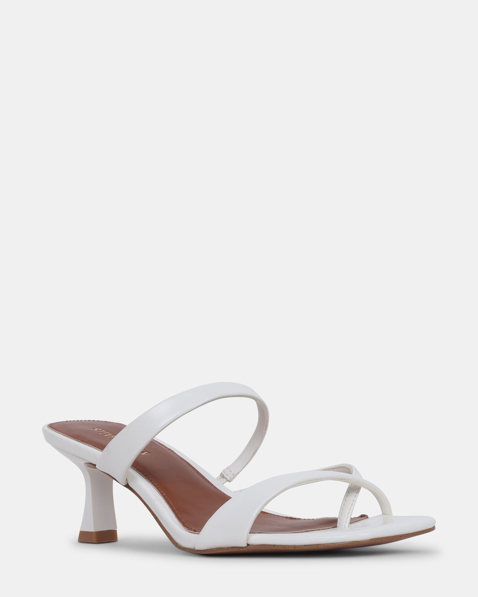 AJAY WHITE LEATHER - Women's Shoes - Steve Madden Canada