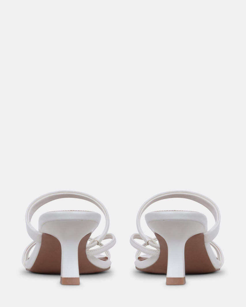 AJAY WHITE LEATHER - Women's Shoes - Steve Madden Canada