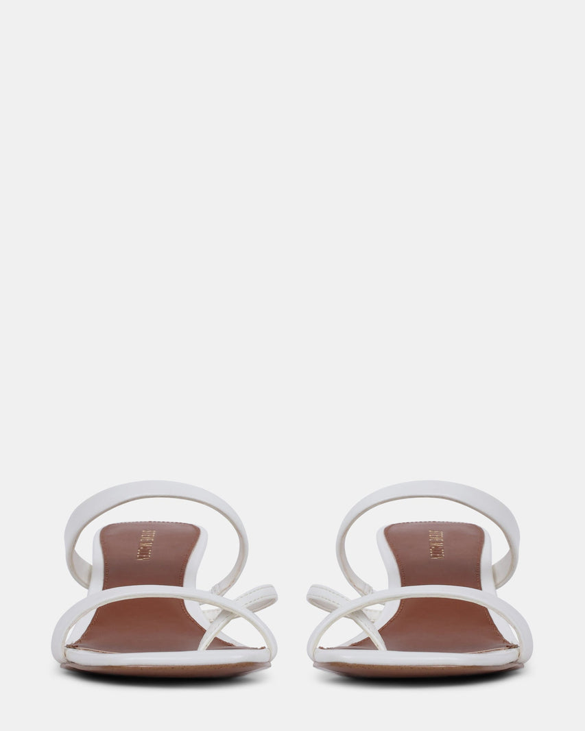 AJAY WHITE LEATHER - Women's Shoes - Steve Madden Canada