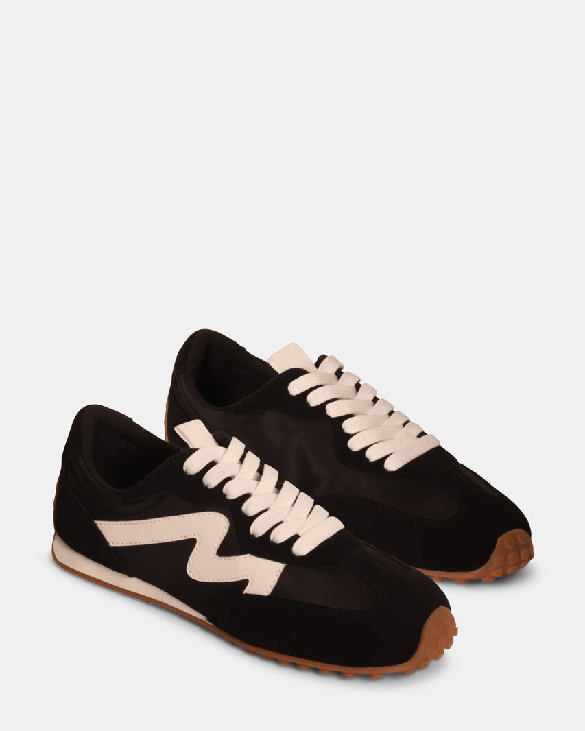 CASPER BLACK WHITE - Women's Shoes - Steve Madden Canada