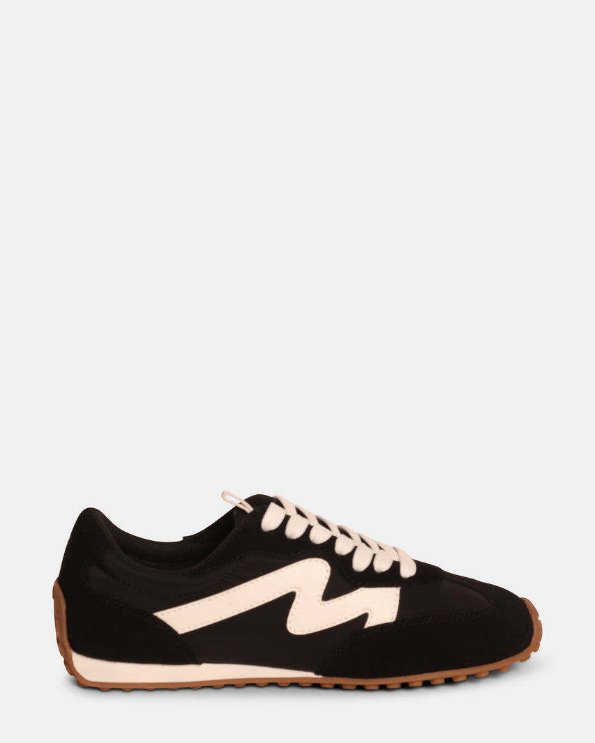 CASPER BLACK WHITE - Women's Shoes - Steve Madden Canada
