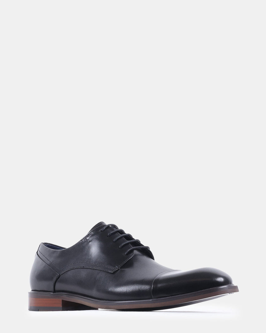 VANDER BLACK LEATHER - Men's Shoes - Steve Madden Canada