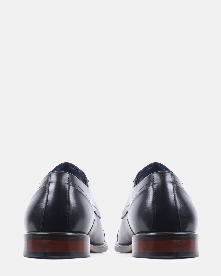 VANDER BLACK LEATHER - Men's Shoes - Steve Madden Canada