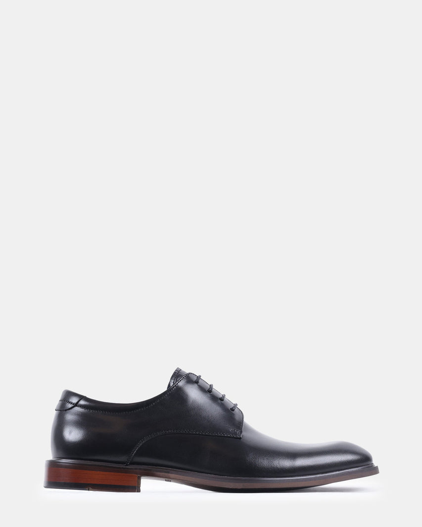 VICTOR BLACK LEATHER - Men's Shoes - Steve Madden Canada