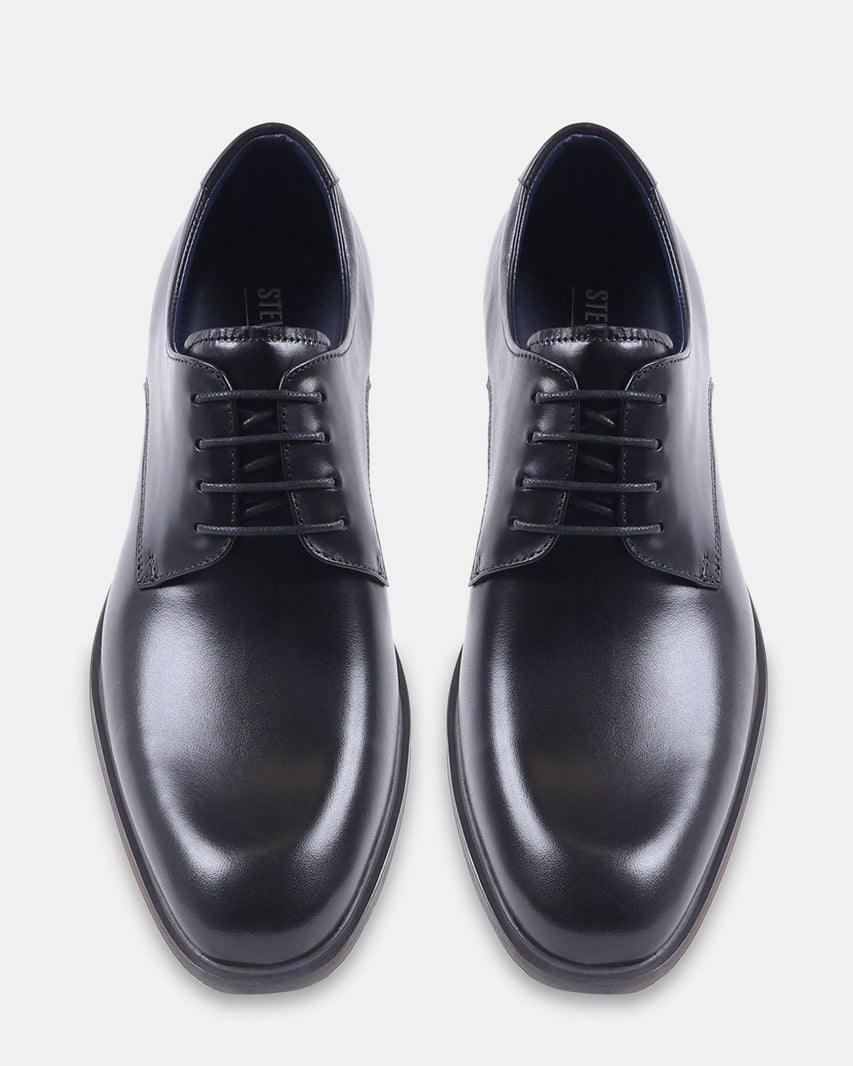 VICTOR BLACK LEATHER - Men's Shoes - Steve Madden Canada