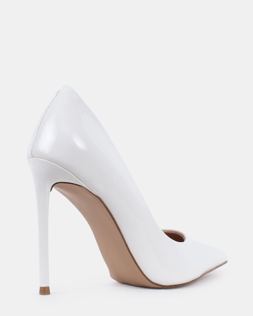 VIDA WHITE PATENT - Women's Shoes - Steve Madden Canada