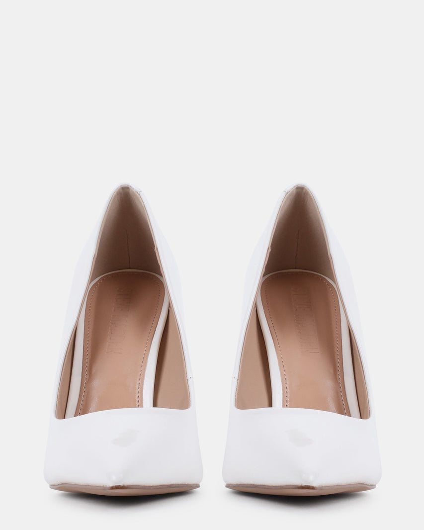VIDA WHITE PATENT - Women's Shoes - Steve Madden Canada