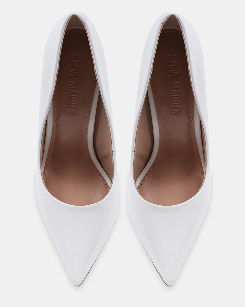 VIDA WHITE PATENT - Women's Shoes - Steve Madden Canada