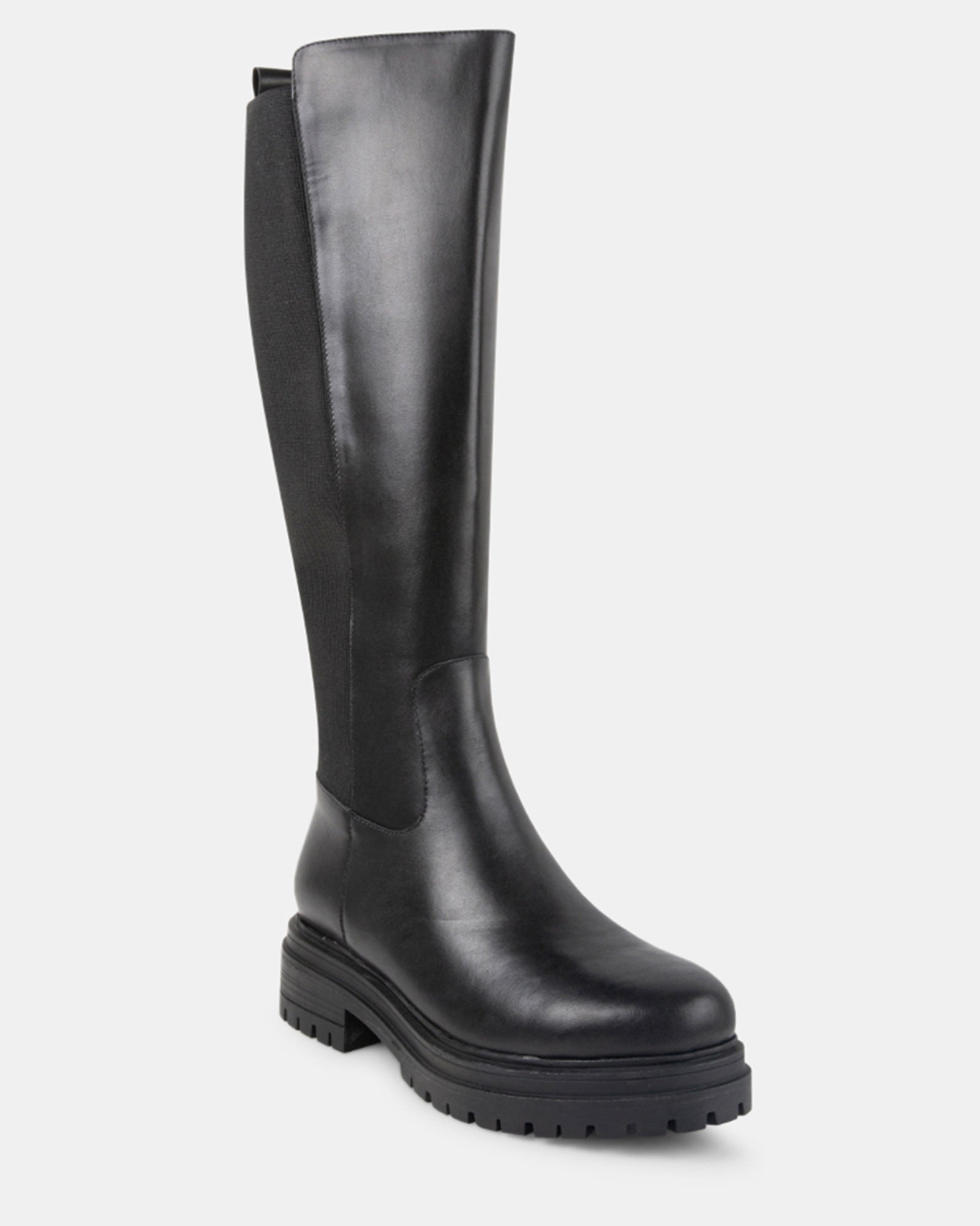CINDY BLACK LEATHER - Women's Shoes - Steve Madden Canada