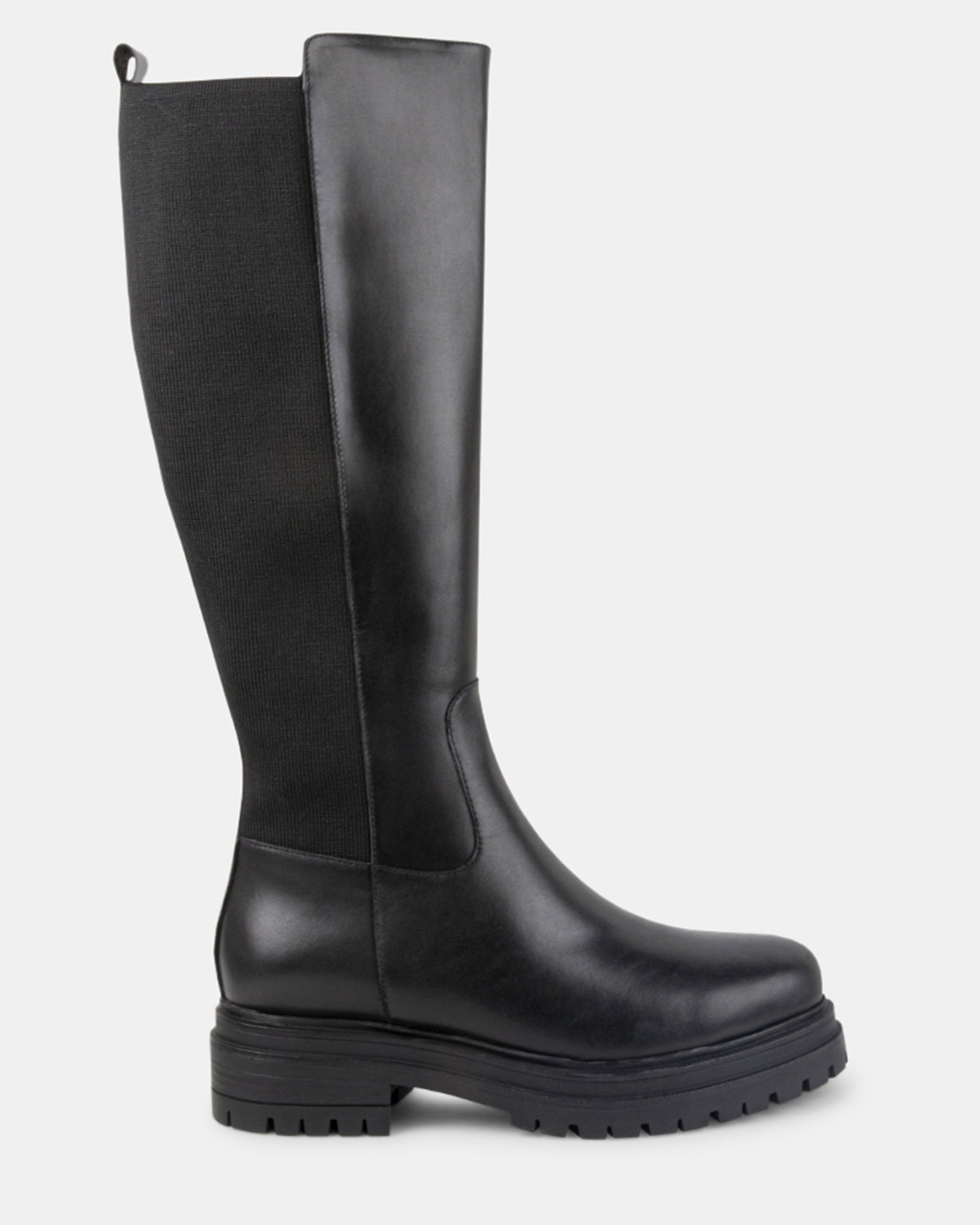 CINDY BLACK LEATHER - Women's Shoes - Steve Madden Canada